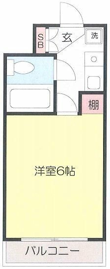 横浜市青葉区千草台のマンションの間取り