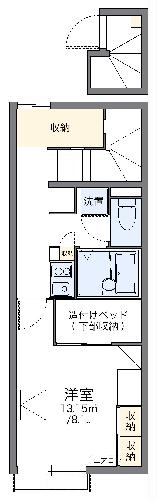 レオパレスカームパレスの間取り