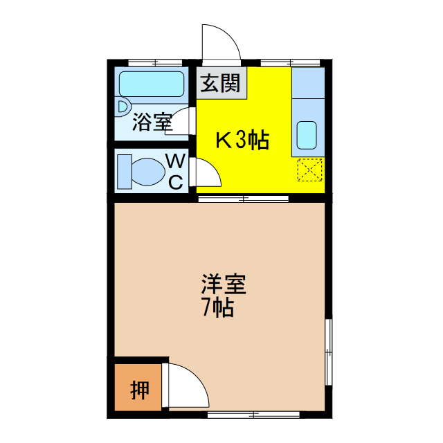 一刻館ハイツの間取り