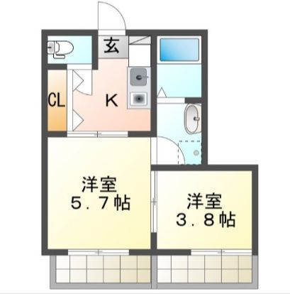 ヴェールヴィルの間取り