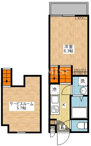 エルモーサ・Reiの間取り