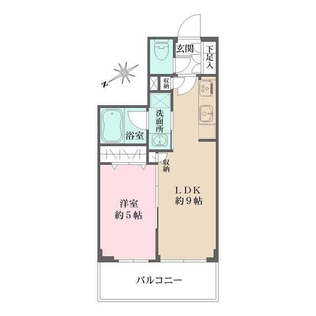 文京区春日のマンションの間取り