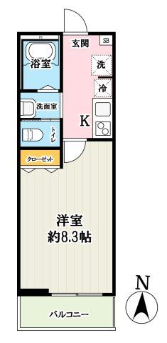 (仮称)キャメル秋津12の間取り