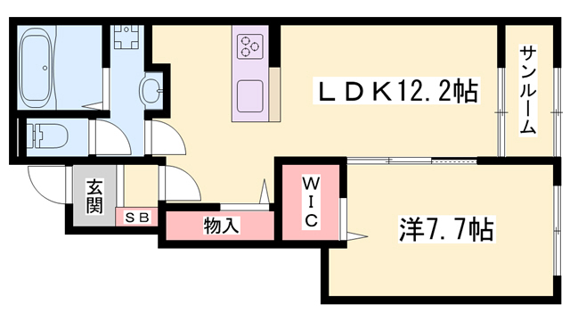 アンテロープIIの間取り