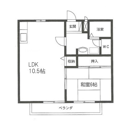 ユトリロ大岩の間取り