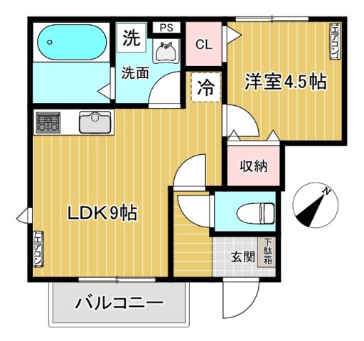 ウィンディア千年2の間取り