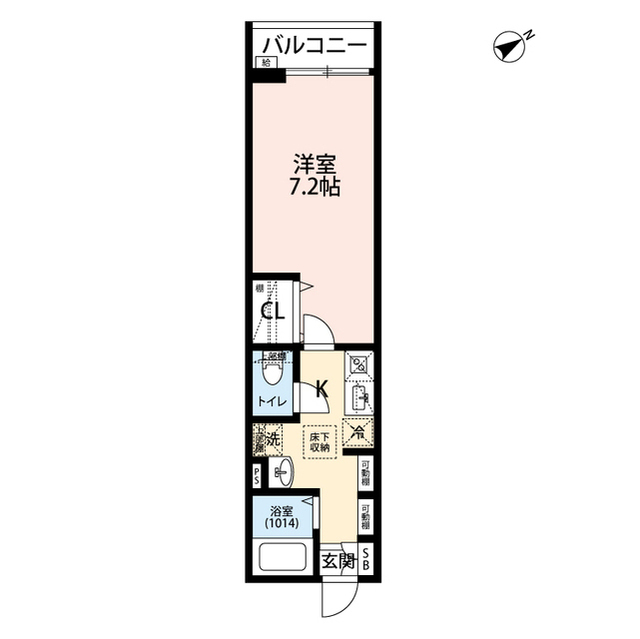 エクセラン馬橋ｗｅｓｔの間取り