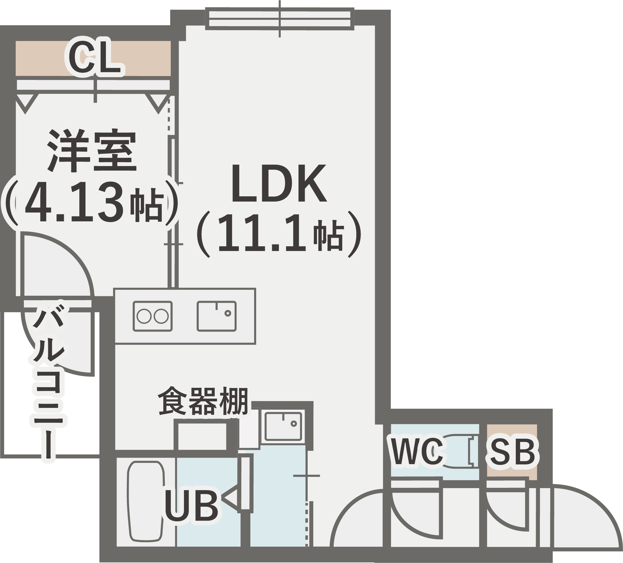 【ビッグレジデンス中の島の間取り】