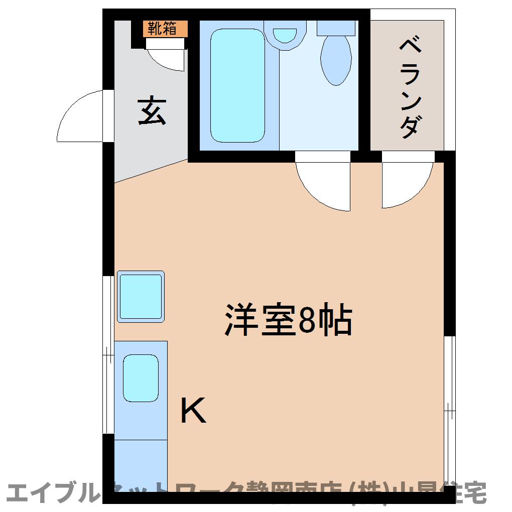 静岡市駿河区敷地のマンションの間取り