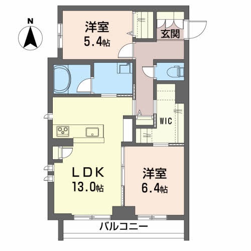 アリスティオ六丁の目の間取り