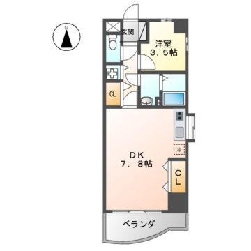 グリーンハイツ新道の間取り