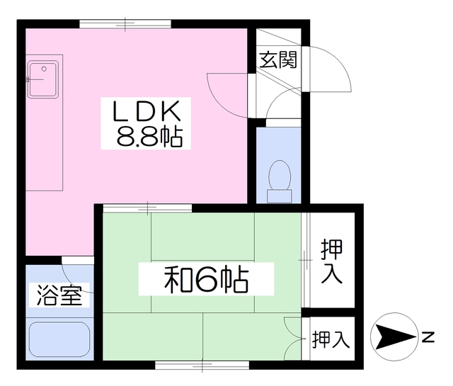 グリーンハイムの間取り