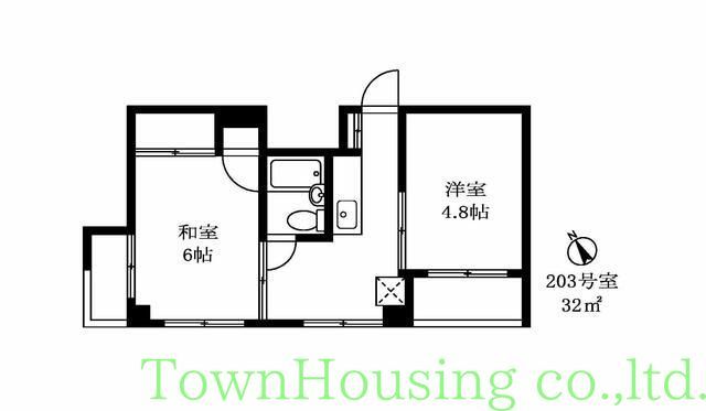 【品川区荏原のマンションの間取り】