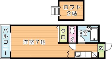 オアシス小倉東の間取り