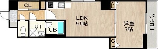 CITY SPIRE浜大津駅前の間取り