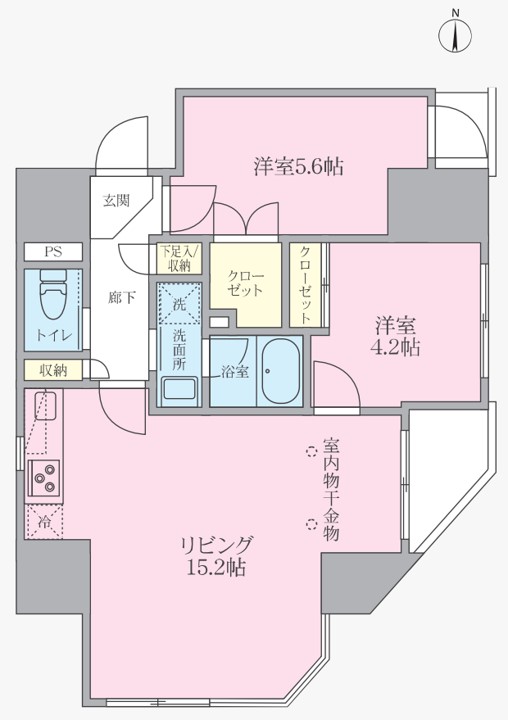 V-style入谷の間取り