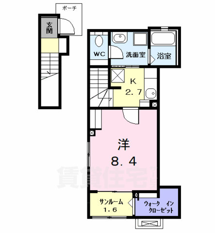 アヴェニールの間取り