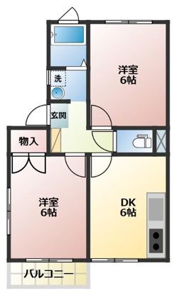 コーポアメニティハイツの間取り