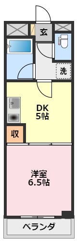 柏市旭町のマンションの間取り