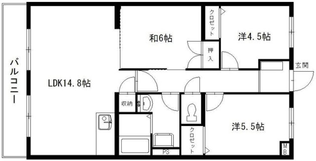 エスペランサAOIの間取り