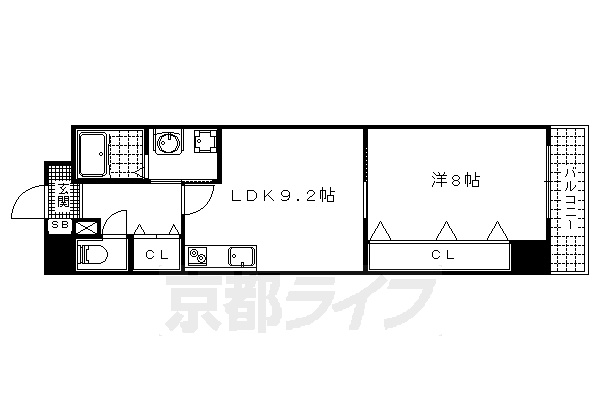 大津市長等のマンションの間取り