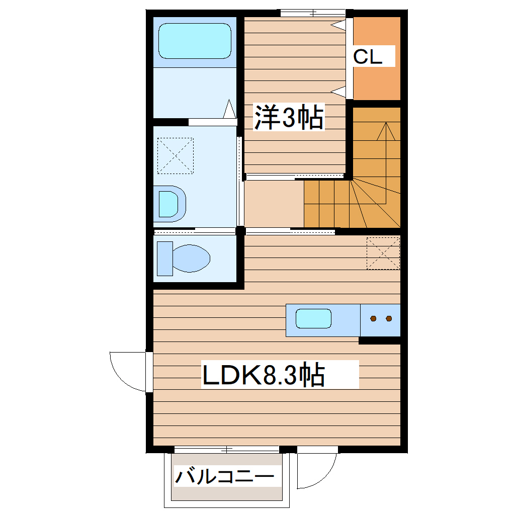 フォレス北仙台IIの間取り