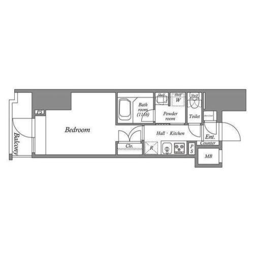 ＡＣＰ　Ｒｅｓｉｄｅｎｃｅ　亀戸の間取り