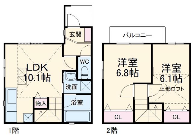 パルコート　リスの間取り