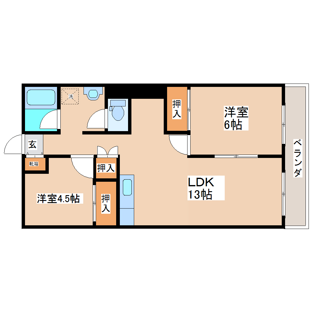 グレイスハイツ子平町の間取り