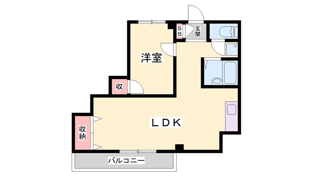 白浜駅西マンションの間取り