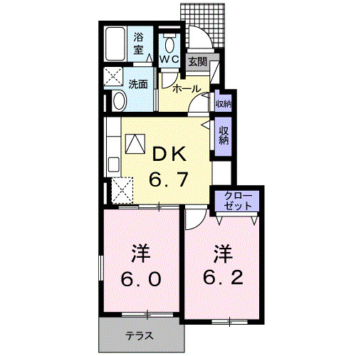 サンライフ上峰IIの間取り