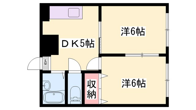 別府第2マンションの間取り