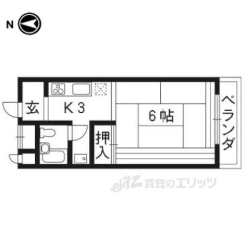 白水荘の間取り