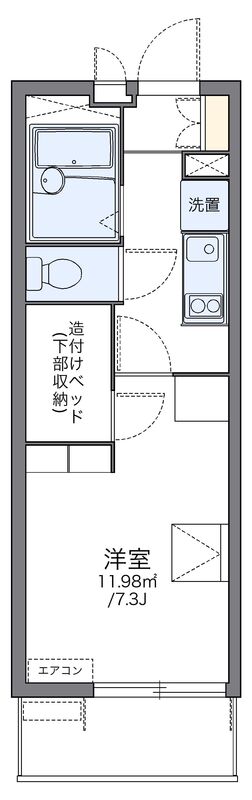 レオパレスフレンズの間取り