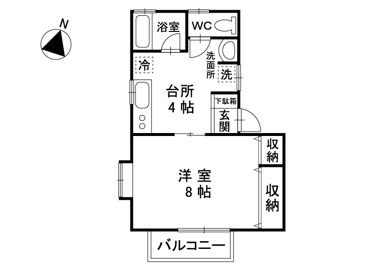 ハイツシズメの間取り