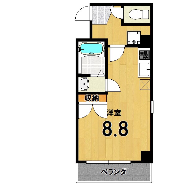 セジュールヤマナカの間取り