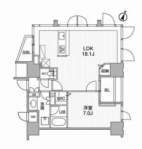 東神田テラスレジデンスの間取り