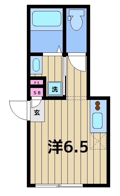 ハンプトン西新井の間取り