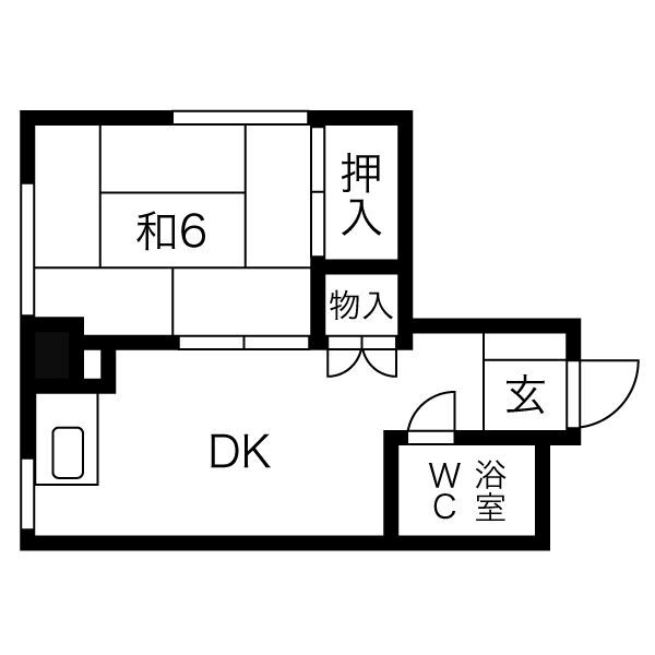 チサンマンション広小路の間取り