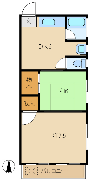 ラフォーレ成城の間取り