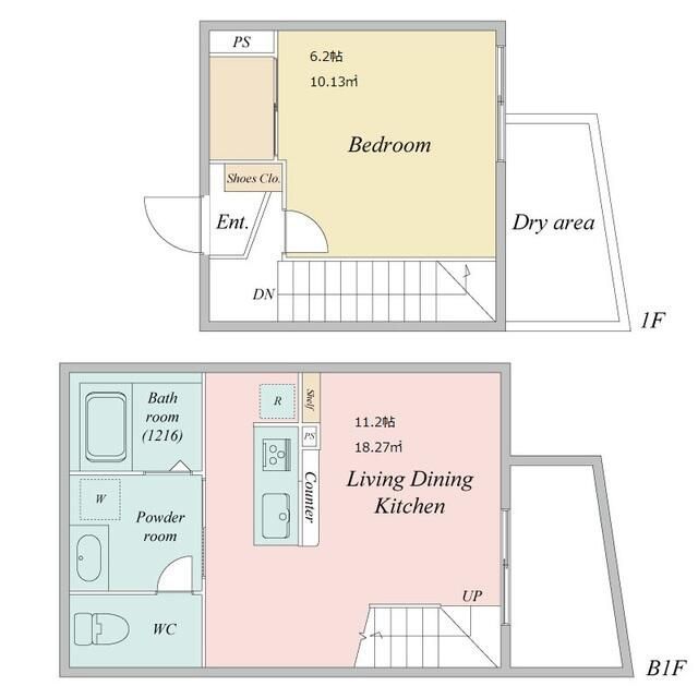 ＬｉｖｅＦｌａｔ学芸大学の間取り