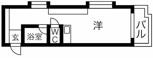 加古川市加古川町平野のマンションの間取り