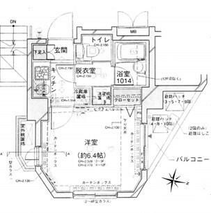 パレステュディオ目白の間取り