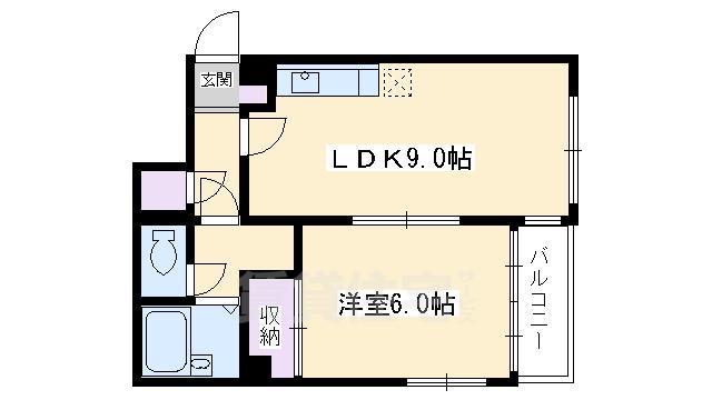 グランドプラス西大路御池の間取り