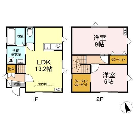 岩手県盛岡市厨川４（一戸建）の賃貸物件の間取り