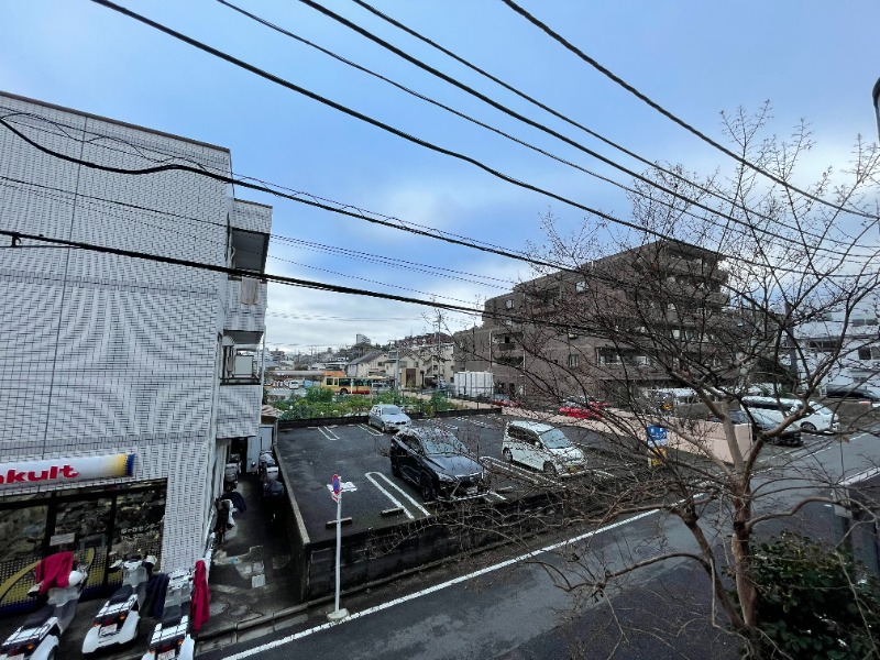 眺望　春は桜が綺麗に見えます♪