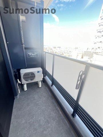 バルコニー　お洗濯にも便利なバルコニー付き