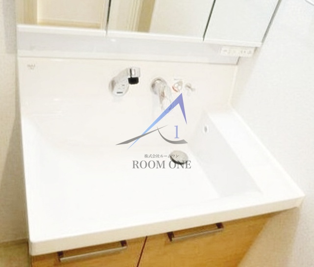 洗面設備　洗面台です。