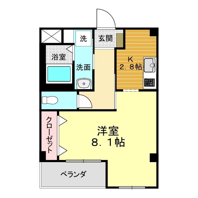 コンフォース栄の間取り写真