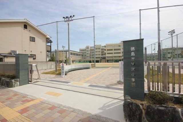 小学校　徳島市立沖洲小学校（小学校）まで383m